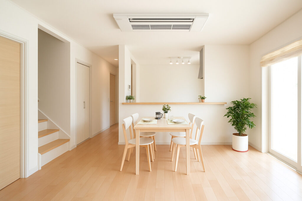 インテリアを損なわないハウジングエアコン